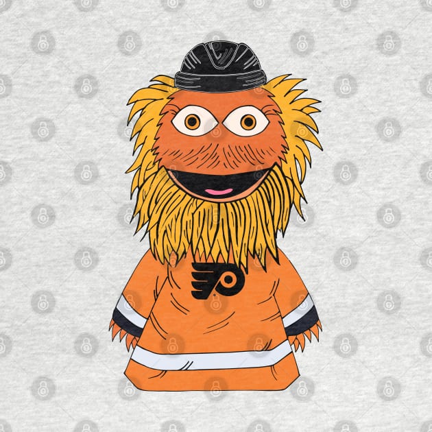 Gritty The Mascot! by Brains